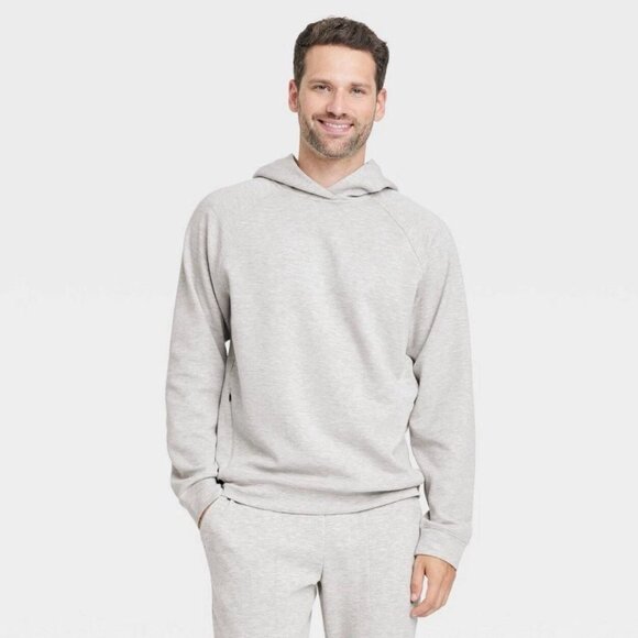 All In Motion Other - NWT - All In Motion - Men's Mesh Spacer Fleece Hoodie - Heather Gray - S